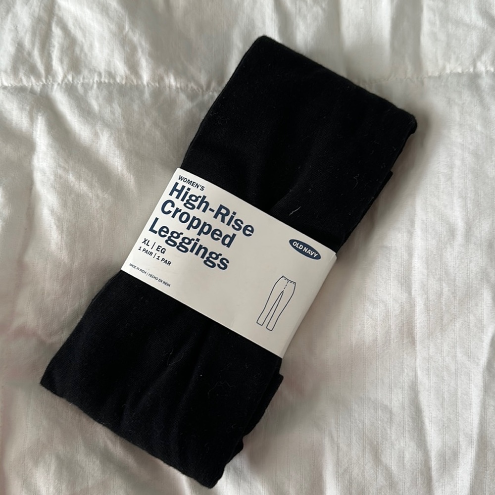 High rise cropped leggings